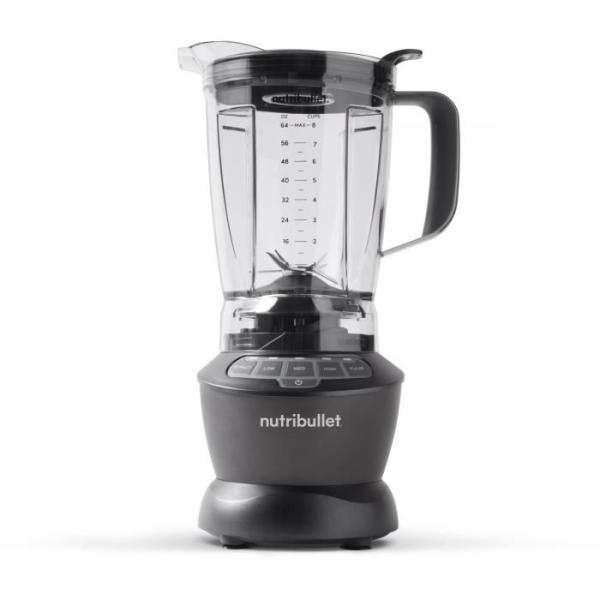 Image Mixeur nutribullet NBF550DG SmartSense 1500 Combo - Blender 1.65L - Acier inoxydable - 1200 Watt - Noir
