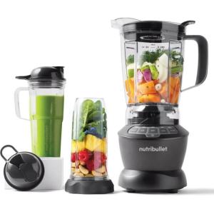 Image Mixeur nutribullet NBF550DG SmartSense 1500 Combo - Blender 1.65L - Acier inoxydable - 1200 Watt - Noir