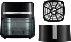 Image Air Fryer Russell Hobbs 27632-56 Rapid Air XXL Satisfry - 8,3L - Friteuse sans huile Compacte - 1800W - Noir