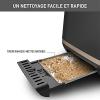 Image Grille-pain Tefal TT533811 Includeo - 2 fentes, Pinces Magnétiques Incluses - , 7 niveaux de dorage, Tiroir ramasse-miettes amovible