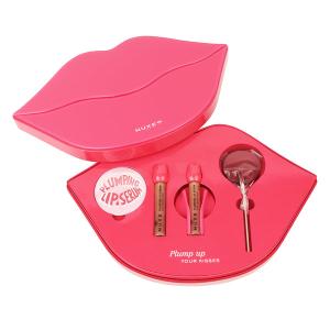 Image Coffret Nuxe Lèvres Sublimes Plump up Your Kisses + Kit Floral + Bougie Prodigieuse® Florale 70g + Prodigieux® huile de douche 30ml OFFERTS