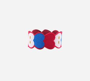 Image Sélection de Bracelets OMY à 10,80€ - Ex. Bracelet Amour Tricolore - Bracelet Brodé Coloré et Élégant