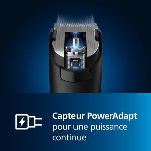 Image Tondeuse Cheveux Homme Philips HC9450/15 Série 9000 PowerAdapt - Interface Tactile + Accessoires