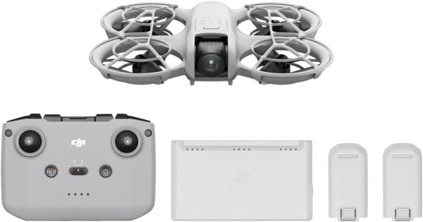 Image Mini Drone Pack Bundle Fly More DJI Neo - Caméra 4K UHD pour Adultes - QuickShots, avec RC-N3 et 3 Batteries