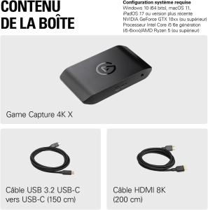 Image Streaming Elgato 4K X - Capture 4K144 avec une latence ultra-basse sur PC, Mac et Consoles