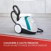 Image Nettoyeur Vapeur Polti Vaporetto Smart 100T - 9 Accessoires Inclus, Blanc et Turquoise