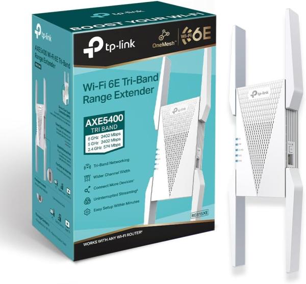 Image Répéteur WiFi 6E Mesh TP-Link RE815XE - Compatible avec les box internet
