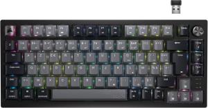 Image Clavier Mécanique Gamer Corsair K65 Plus Wireless 75% RGB Commutateurs Linéaires MLX Red Pré-Lubrifiés - Capuchons de Touches PBT - AZERTY FR - Noir