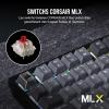 Image Clavier Mécanique Gamer Corsair K65 Plus Wireless 75% RGB Commutateurs Linéaires MLX Red Pré-Lubrifiés - Capuchons de Touches PBT - AZERTY FR - Noir