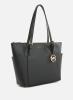 Image Michael Kors Jet Set - Sac Cabas Femme  en Cuir Noir-  27cm x 26cm x 10cm