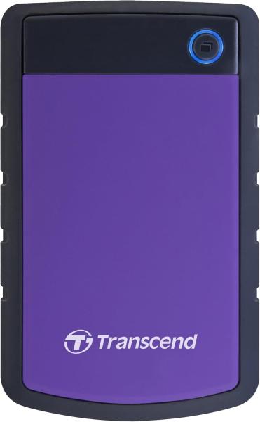 Image Disque dur externe 2.5" 4To Transcend TS4TSJ25H3P StoreJet - Anti-choc - Violet