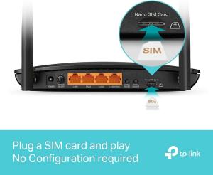 Image Routeur 4G+ Wifi TP-Link MR550 Archer - Carte SIM, microSIM, port Gigabit LAN/WAN, MU-MIMO - OneMesh Technologie - Noir