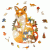 Image Promotion sur une sélection de Puzzle en bois Paulette et Sacha - Animal Totem : Toucan, Baleine, Lama ou Renard