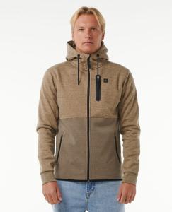 Image Rip Curl Departed Anti Series CFEDB9 - Sweat zippé à capuche Homme - Taille S à XL - Dune Sable