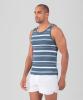 Image Ron Dorff Bering Sea - Débardeur Côtelé à Rayures Irrégulières Homme | Style Moderne et Confort - Bleu mer - Taille S à XXL