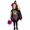 Image Déguisement Halloween Petite Sorcière Kitty - Cape, Chapeau et Sac - Taille 3 à 4 ans (94-108cm)