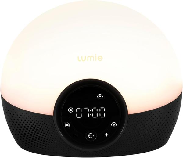 Image Réveil Lumie Bodyclock Glow 150 Avec lumière Simulation de lever et coucher de soleil progressifs - 10 sons Nude, Noir