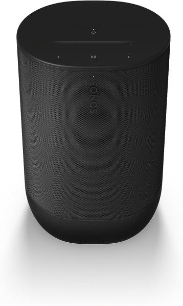 Image Enceinte Nomade sans Fil Wifi Sonos MOVE2EU1BLK Move 2 Bluetooth - Socle de Charge sans Fil - Noir