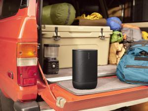 Image Enceinte Nomade sans Fil Wifi Sonos MOVE2EU1BLK Move 2 Bluetooth - Socle de Charge sans Fil - Noir