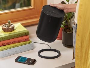 Image Enceinte Nomade sans Fil Wifi Sonos MOVE2EU1BLK Move 2 Bluetooth - Socle de Charge sans Fil - Noir