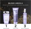 Image Coffret KÉRASTASE Blond Absolu - Bain Lumière + Fondant Cicaflash + Sérum Cicaplasme
