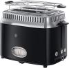 Image Grille Pain Russell Hobbs 21681-56 Toaster Design Vintage Premium - 2 Fentes - 1300W - Retro noir