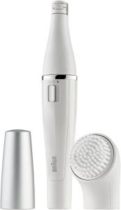 Image Épilateur Visage Femme Braun Face 810 + Brosse Nettoyante visage à micro-oscillations, Argent