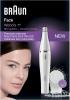 Image Épilateur Visage Femme Braun Face 810 + Brosse Nettoyante visage à micro-oscillations, Argent