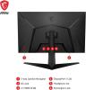 Image Ecran PC Gamer MSI G2412F - 23,8" Full HD - 1920 x 1080 dalle Rapid IPS, 180 Hz / 1ms (GtG) Adaptive Sync - Noir