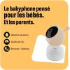 Image Moniteur Bébé OMAJIN by Netatmo OBC-01 Smart Baby Monitor Camera 2K HD, Vision nocturne - Capteur d'humidité et de température