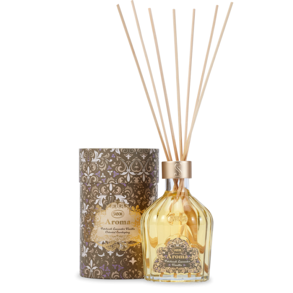 Image Sabon Diffuseur de parfum -  245mL - Aroma Patchouli Lavender Vanilla, Gentleman et Plusieurs autres senteurs