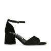 Image Sacha - Sandales à talon Femme - Taille 37 à 40 - Noir