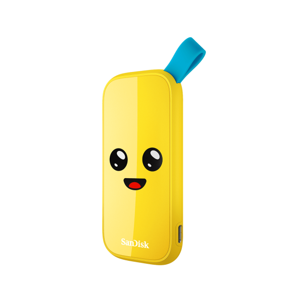 Image SSD Portable SanDisk Fortnite Peely™ Edition - Etui Jaune - 1To (SDSSDE30-1T00-G25F) ou 2To (SDSSDE30-2T00-G25F)