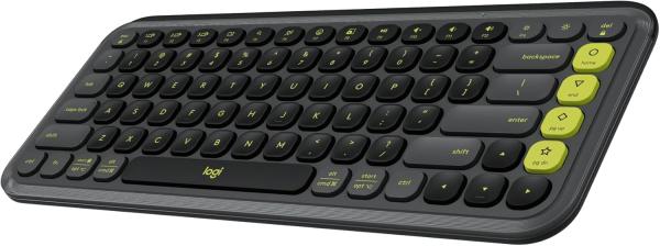 Image Clavier Sans Fil Bluetooth Logitech POP Icon Keys - Confort de frappe - AZERTY, Graphite