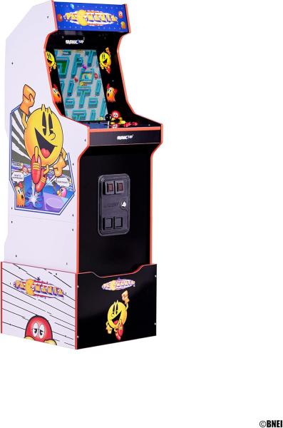 Image Borne Arcade1Up PAC-MANIA EDITION LEGACY - 14 Jeux - MACHINE Ecran 17" LCD - Wifi
