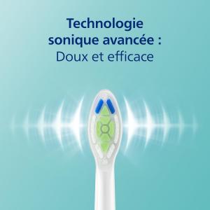 Image Brosse à dents électrique sonique Philips HX3689/41 Sonicare 4100 - Capteur de pression et minuterie, Rose