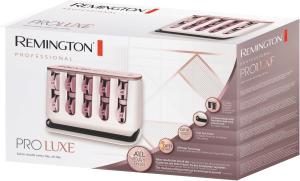 Image Pack 20 Bigoudis chauffants Cheveux Remington H9100 PROluxe OPTIHeat  - Boucles Sérées et Larges - Coffret 20 rouleaux antidérapants Céramique