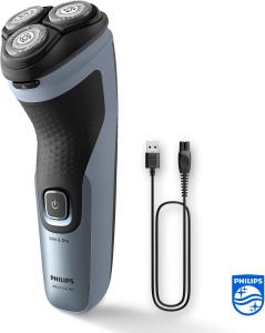 Image Rasoir Electrique Homme Philips X3053/00 Electric Shaver Series 3000x SkinProtect Wet & Dry - Bleu céleste