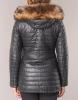 Image Manteau Cuir Femme Oakwood Poppy - Taille S à XL - Noir