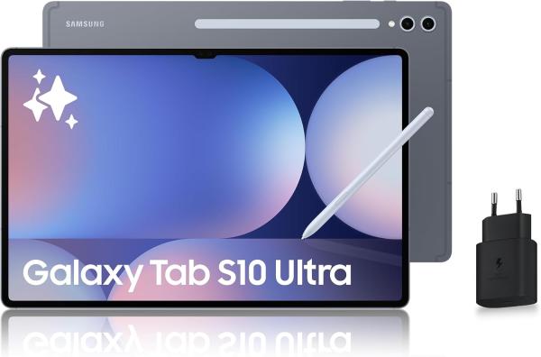 Image Tablette Tactile 14.6'' 5G Samsung Galaxy Tab S10 Ultra - 256 Go + S Pen + Chargeur Secteur Rapide 25W - Version FR