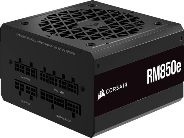 Image Alimentation Modulaire Corsair RM850e PLUS Gold - Modèle 2023 - Compatible ATX 3.0 et PCIe 5.0 - Noir