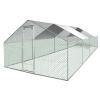 Image Enclos Poulailler 24m² Terre Jardin + Volière Extérieure Grillage pour Poules et Animaux
