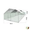 Image Enclos Poulailler 24m² Terre Jardin + Volière Extérieure Grillage pour Poules et Animaux