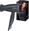 Image Sèche-cheveux de voyage Beurer HC25 - Fonction ionique - 1600W - Ergonomique avec Poignée Rabattable - Noir