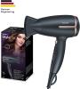 Image Sèche-cheveux de voyage Beurer HC25 - Fonction ionique - 1600W - Ergonomique avec Poignée Rabattable - Noir
