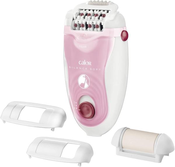 Image Epilateur Femme Calor EP5620C0 Silence Soft - 24 pinces précision, Silencieux, Technologie microcontact, 3 accessoiress,