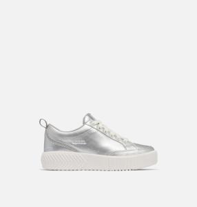 Image Sorel Ona Ave - Baskets Basses Imperméables Femme - Pure Silver, Sea Salt - Plusieurs Tailles - Gris
