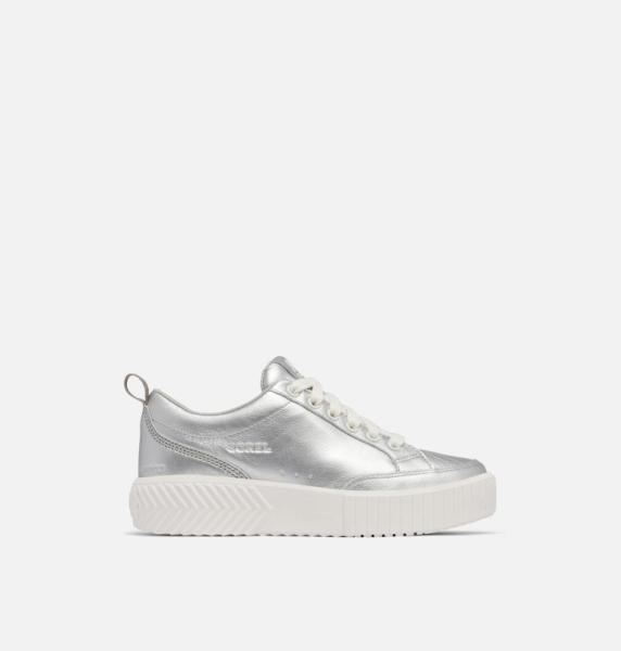 Image Sorel Ona Ave - Baskets Basses Imperméables Femme - Pure Silver, Sea Salt - Plusieurs Tailles - Gris