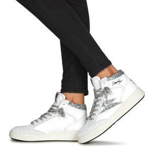 Image Semerdjian Braga - Baskets Montantes Femme - Confort et Style Urbain - Blanc/Gris - Taille 36 à 41