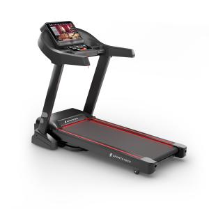Image Tapis de Course Sportstech  F37s - Performances Optimales avec Inclinaison 15% - Pliable, Autolubrification, Silencieux, Multi-Couche, LCD, 150kg Max
